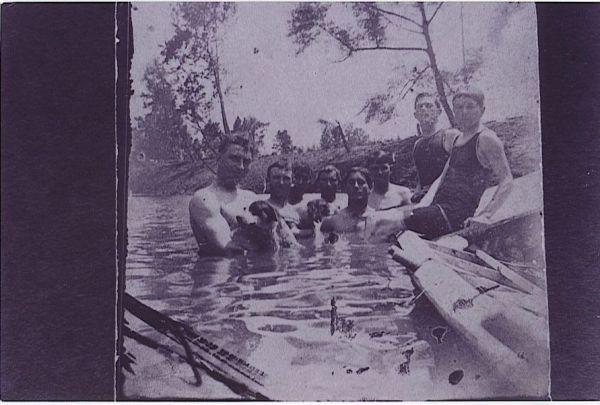 1900 Swimming in the Whitewater River